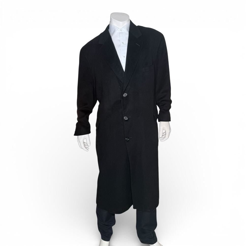 Kilgour, French & Stanbury Hand Tailored 100% Pure Cashmere Long Overcoat